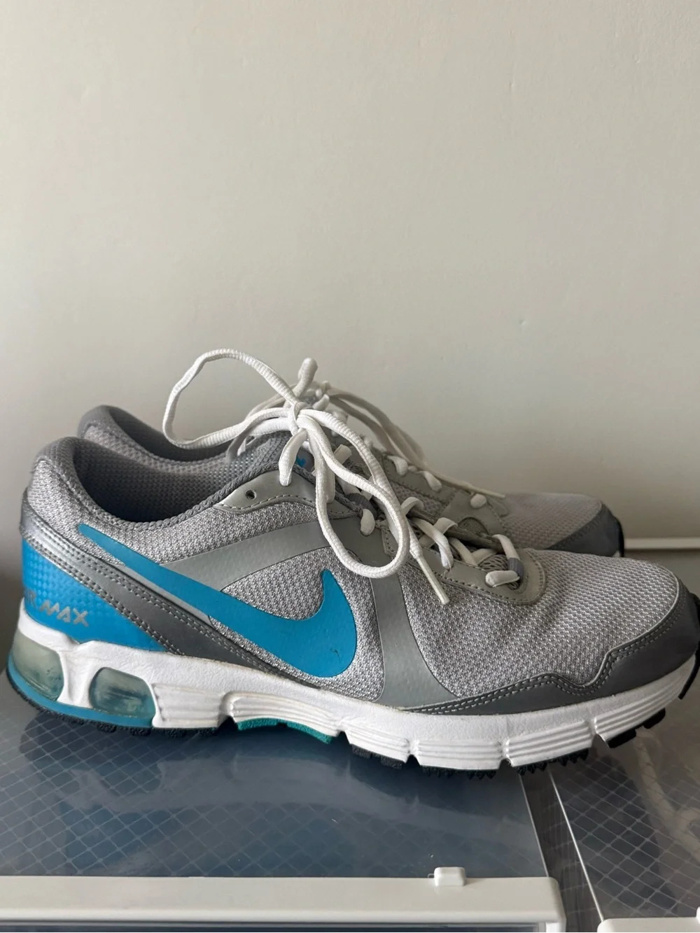 Nike Air Max Running Shoes - Grey & Blue - Women’s Size 10